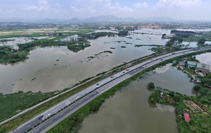 Toàn cảnh dự án nhìn từ trên cao. Ảnh: PV