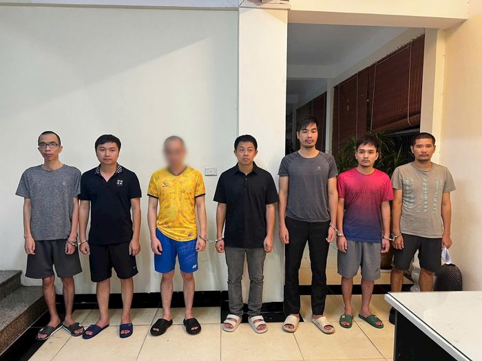 Các đối tượng liên quan trong vụ án. Ảnh: Cơ quan Công an.