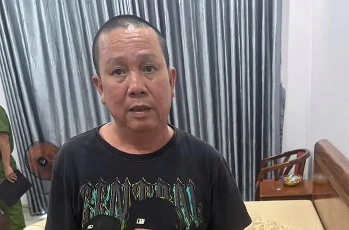 Công an tỉnh Khánh Hòa vừa thi hành lệnh giữ người trong trường hợp khẩn cấp đối với Nguyễn Công Thành. Ảnh: CAKH.