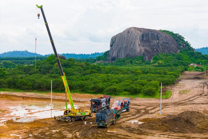 Đây là những đoạn tuyến đầu tiên của dự án dần thành hình sau hơn 10 tháng triển khai xây dựng.