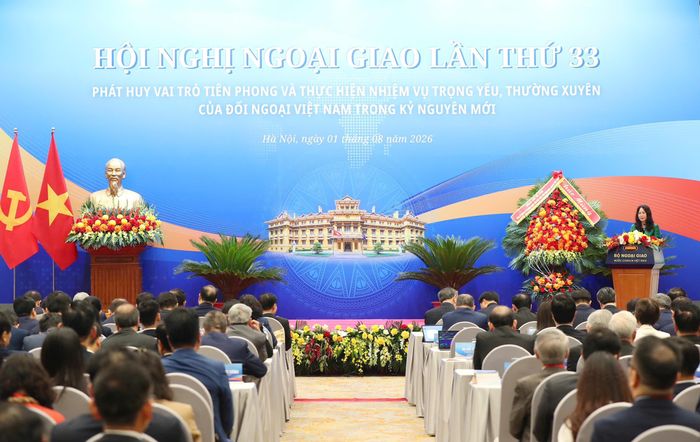 Bộ trưởng Bộ Văn hóa, Thể thao và Du lịch Lâm Thị Phương Thanh phát biểu tại Hội nghị. Ảnh: Trần Huấn.