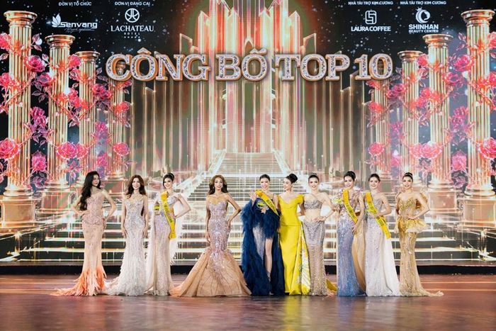 Ban tổ chức công bố Top 10, các thí sinh bước vào phần thi thuyết trình về hòa bình