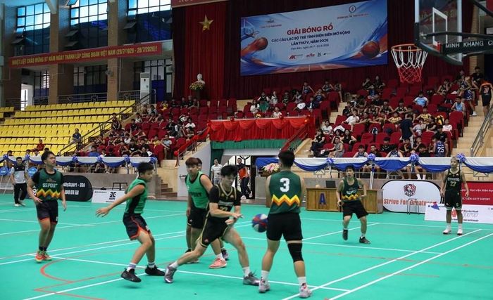 Giải diễn ra đến ngày 3.8, tại Nhà thi đấu đa năng tỉnh Điện Biên