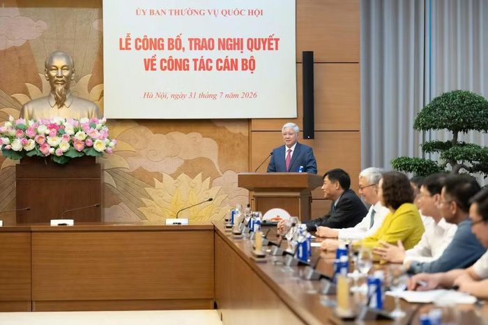 Phó Chủ tịch Thường trực Quốc hội Đỗ Văn Chiến phát biểu. (Ảnh: quochoi.vn)