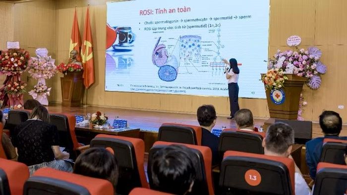 Các chuyên gia hỗ trợ sinh sản trao đổi về các kỹ thuật hỗ trợ sinh sản.