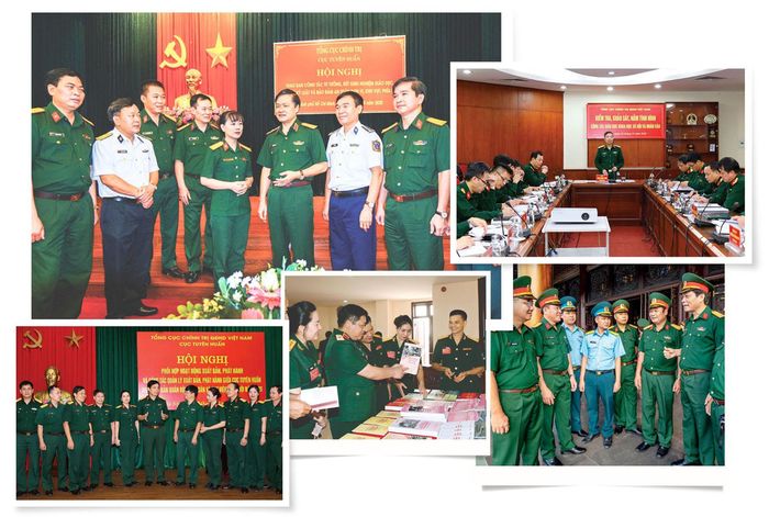 Cục Tuyên huấn và ngành Tuyên huấn Quân đội nhiều năm qua đã tiên phong trong chuyển đổi số, đổi mới phương thức tuyên truyền, nâng cao chất lượng báo chí quân đội, hoạt động văn hóa - văn nghệ, tuyên truyền miệng và đấu tranh phản bác quan điểm sai trái, thù địch. Ảnh: KHỔNG MINH KHÁNH