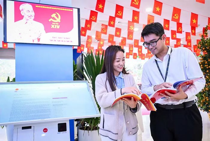 Tuyên truyền hiệu quả Đại hội đại biểu toàn quốc lần thứ XIV của Đảng Cộng sản Việt Nam. Ảnh: Thành Đạt