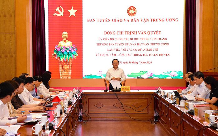 Quang cảnh buổi làm việc.
