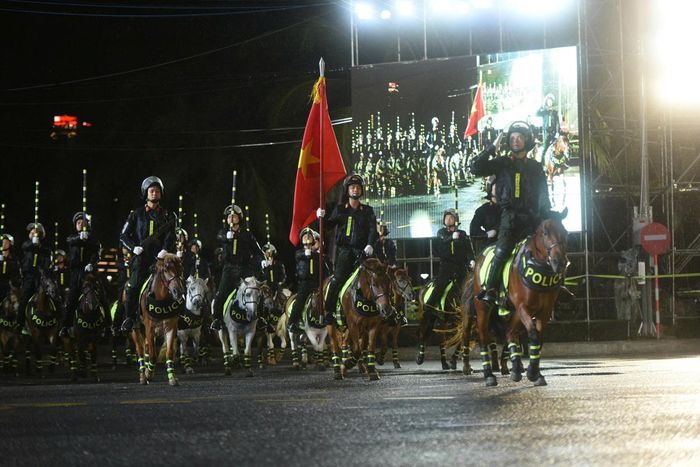 Phần diễu hành của đội kỵ binh