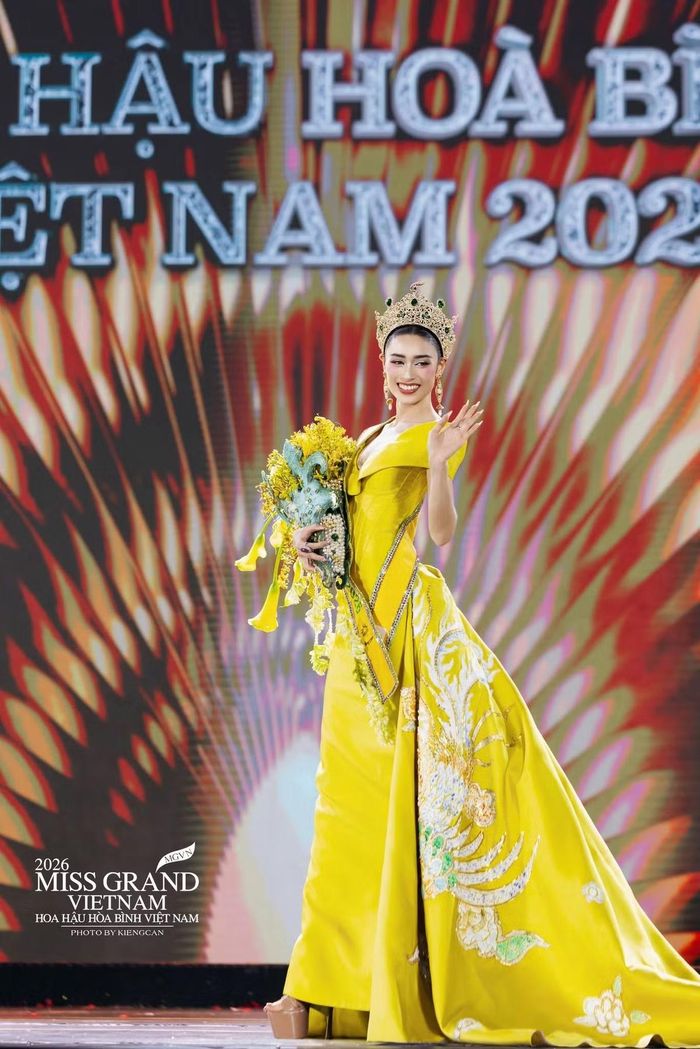 Emoura Phạm đăng quang Miss Grand Vietnam 2026. Ảnh: Miss Grand Vietnam.