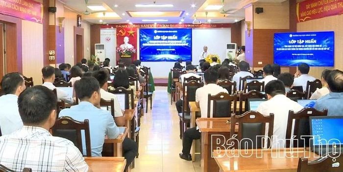 Quang cảnh buổi tập huấn (ảnh: Báo Phú Thọ).