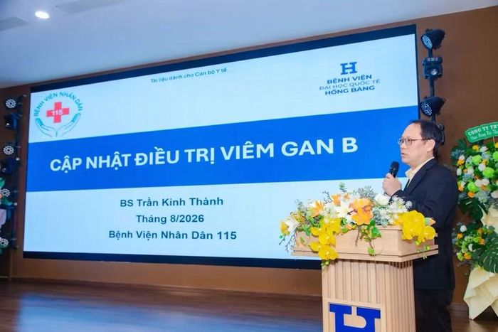 ThS.BSCKII Trần Kinh Thành, Phó trưởng khoa Nội Tiêu hóa, Bệnh viện Nhân dân 115, cập nhật những thay đổi trong điều trị viêm gan B và hướng nghiên cứu tiến tới “chữa khỏi chức năng”.