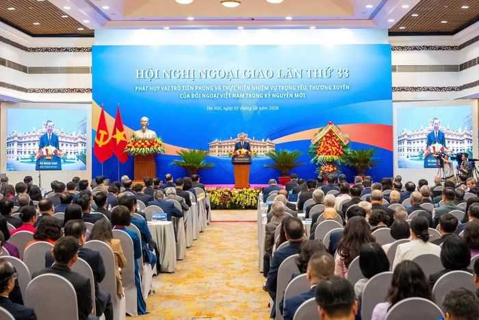 Toàn cảnh Hội nghị Ngoại giao lần thứ 33. Ảnh: Như Ý.