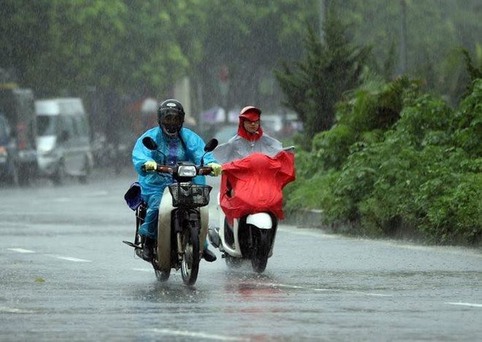 Ngày 1/8, Bắc Bộ có mưa rào và dông rải rác.