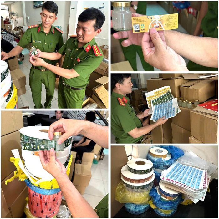 Cơ quan chức năng thu giữ nhiều tang vật trong vụ án.
