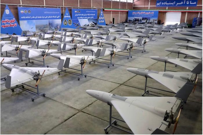 UAV giá rẻ của Iran. Ảnh: Iranian Army
