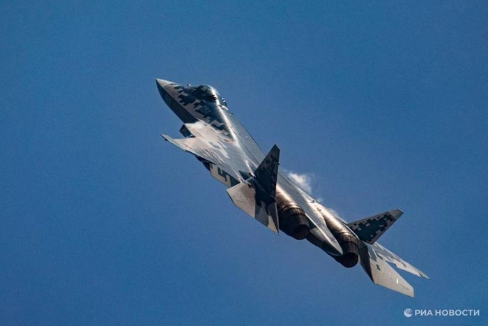 Tên lửa RVV-SDM tầm trung 'song kiếm hợp bích' tiêm kích Su-57E hứa hẹn nâng cao khả năng đánh chặn mục tiêu trên không. Ảnh: RIA Novosti