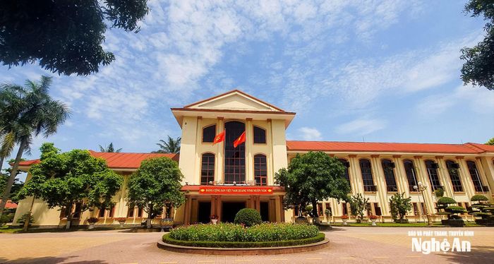 Trụ sở Tỉnh ủy Nghệ An. Ảnh: Thành Duy