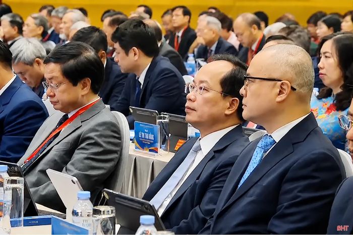 Đồng chí Nguyễn Duy Lâm - Ủy viên Ban Chấp hành Trung ương Đảng, Bí thư Tỉnh ủy, Trưởng đoàn ĐBQH tỉnh Hà Tĩnh dự phiên khai mạc tại Hà Nội.