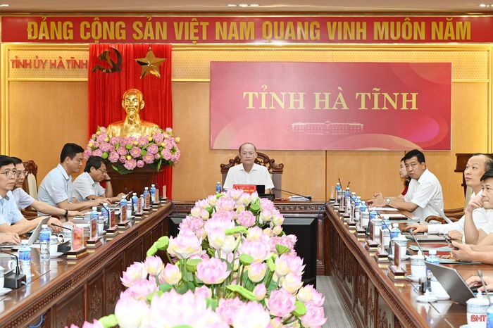 Điểm cầu tỉnh Hà Tĩnh.