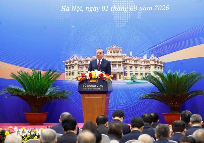 Tổng Bí thư, Chủ tịch nước Tô Lâm phát biểu. (Ảnh: Thống Nhất/TTXVN)