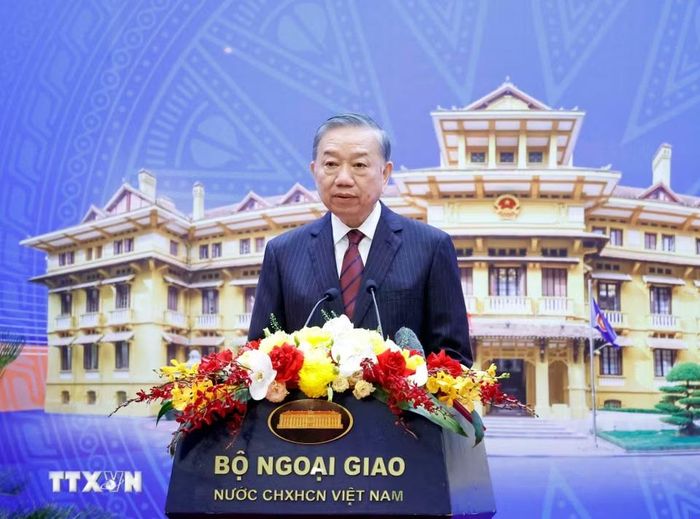 Tổng Bí thư, Chủ tịch nước Tô Lâm phát biểu. (Ảnh: Thống Nhất/TTXVN)