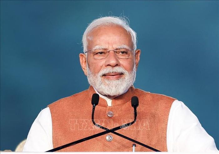 Thủ tướng Ấn Độ Narendra Modi phát biểu tại một sự kiện ở New Delhi. Ảnh tư liệu: ANI/TTXVN
