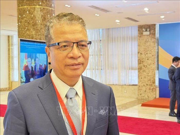 Đại sứ Việt Nam tại Liên bang Nga Đặng Minh Khôi trả lời phỏng vấn.