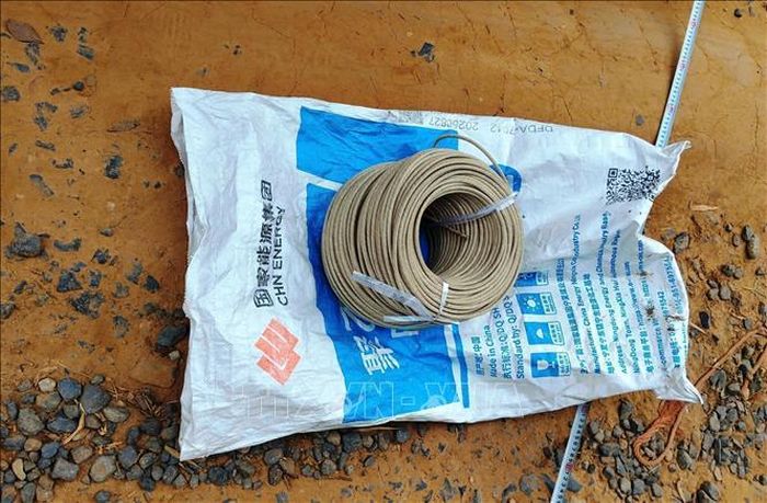 Tang vật liên quan. Ảnh: TTXVN phát