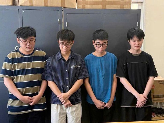 Các đối tượng bị khởi tố. Ảnh: CATP Hà Nội.