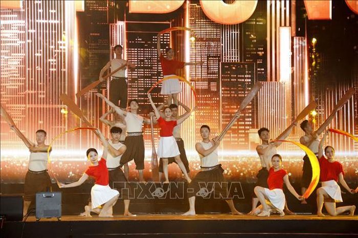 Trình diễn nghệ thuật tại lễ khai mạc Sport Festival 2026.