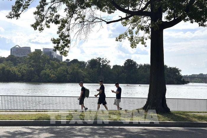 Đi dọc bờ Đông của Potomac, dễ dàng nhận thấy phần lớn diện tích ven sông là không gian mở. Ảnh: Ngọc Quang – PV TTXVN tại Mỹ 