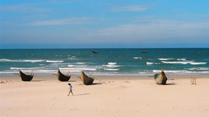Bãi biển Tam Thanh. Ảnh: Cổng thông tin du lịch thành phố Đà Nẵng