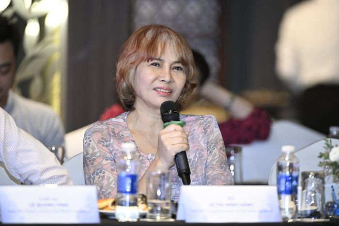 Bà Lê Thị Minh Hằng, Giám đốc Trung tâm Quyền và giải pháp tài sản số, tại sự kiện Bàn tròn quản trị số tháng 7/2026 do VACD tổ chức. Ảnh: Hoàng Anh. 