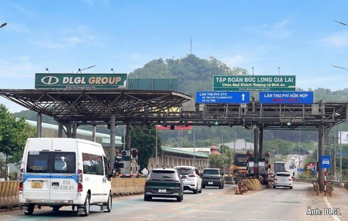 Trạm thu phí BOT của DLG tại Gia Lai.