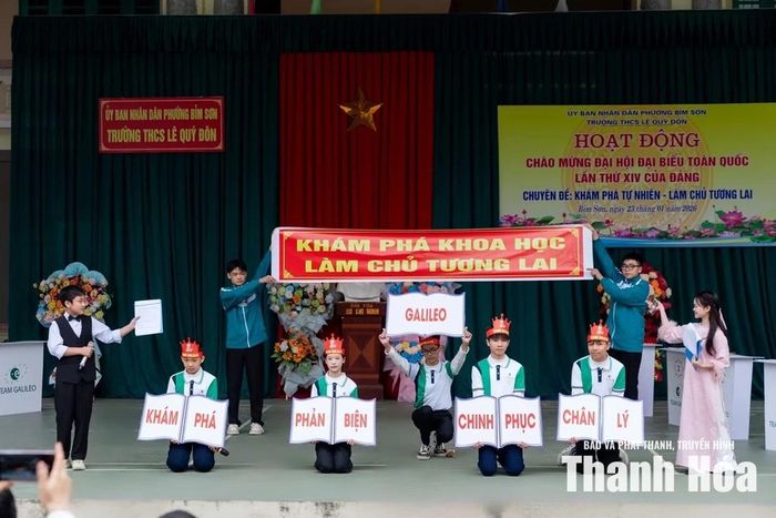 Trường THCS Lê Quý Đôn - địa chỉ giáo dục chất lượng cao trên địa bàn phường Bỉm Sơn.