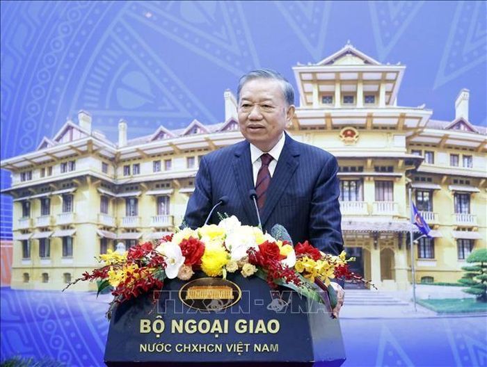 Tổng Bí thư, Chủ tịch nước Tô Lâm phát biểu. Ảnh: Thống Nhất/TTXVN