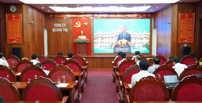 Đồng chí Tô Lâm, Tổng Bí thư, Chủ tịch nước phát biểu chỉ đạo tại hội nghị - Ảnh: Q.V