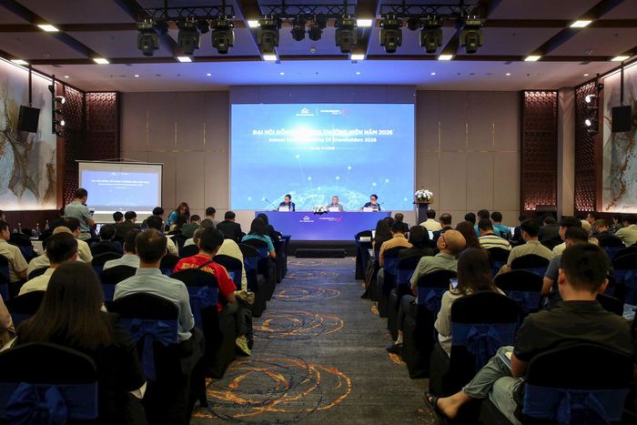 Quang cảnh Đại hội đồng cổ đông thường niên năm 2026 của Tập đoàn Công nghệ CMC. Ảnh: PV