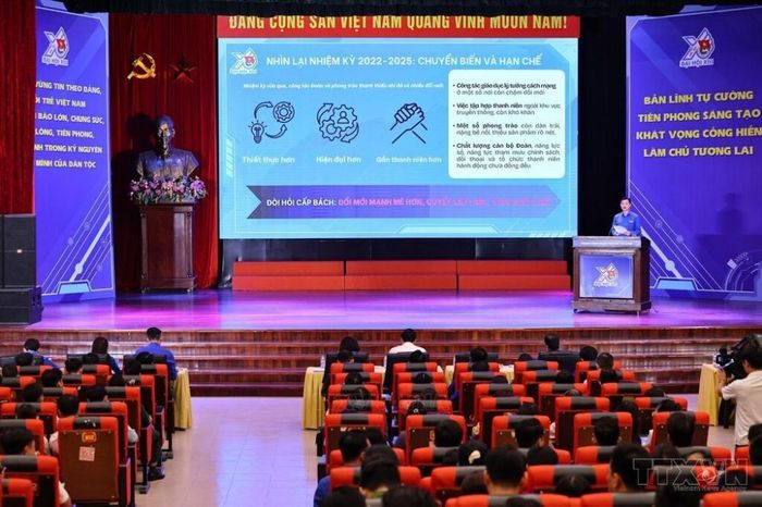 Quang cảnh Hội nghị nghiên cứu, học tập, quán triệt Nghị quyết Đại hội Đoàn toàn quốc lần thứ XIII, nhiệm kỳ 2026 - 2031 - Ảnh: Minh Đức/TTXVN