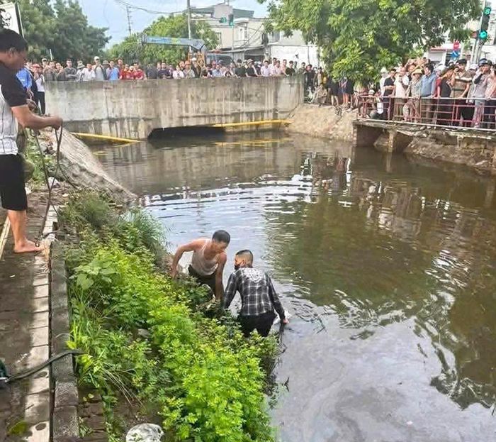 Hiện trường vụ tai nạn.