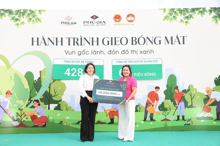 Khoản đóng góp từ hành trình gieo bóng mát sẽ được sử dụng cho các hoạt động an sinh xã hội và hỗ trợ cộng đồng của địa phương.