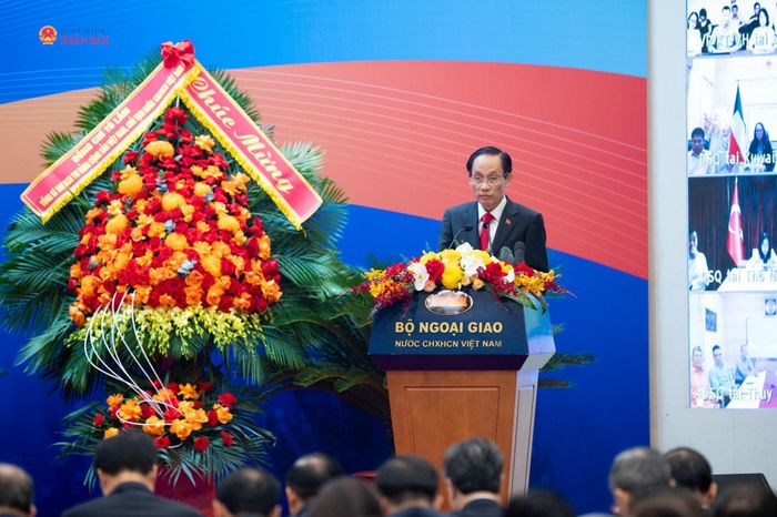 Bộ trưởng Bộ Ngoại giao Lê Hoài Trung phát biểu khai mạc Hội nghị