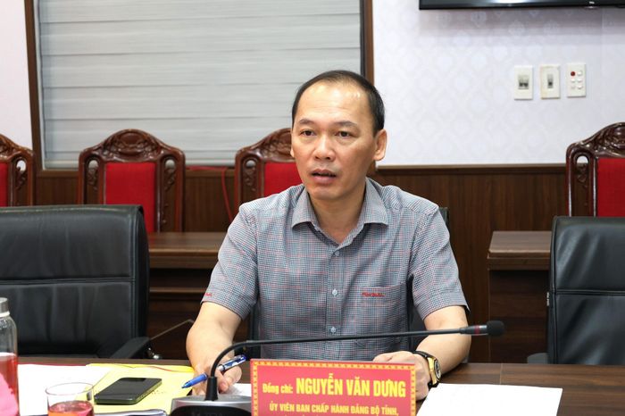 Đồng chí Nguyễn Văn Dưng, Ủy viên Ban Chấp hành Đảng bộ tỉnh, Giám đốc Sở Dân tộc và Tôn giáo. Ảnh Cổng TTĐT xã Lâm Bình