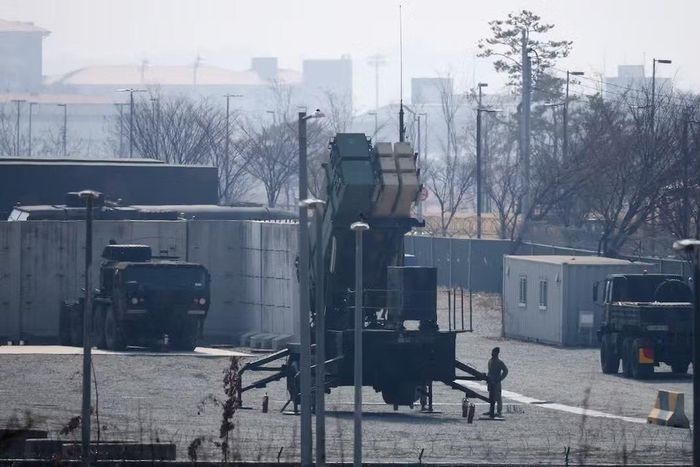 Một bệ phóng tên lửa Patriot do Mỹ sản xuất. Ảnh: Reuters