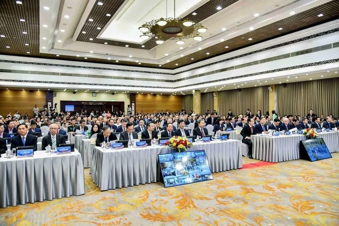 Các đại biểu tham dự Lễ khai mạc Hội nghị Ngoại giao 33. Ảnh: Quang Hòa/baoquocte.vn