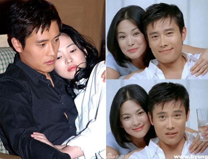 Song Hye Kyo từng xác nhận mối quan hệ tình cảm với Lee Byung Hun và Hyun Bin. Ảnh: Nate