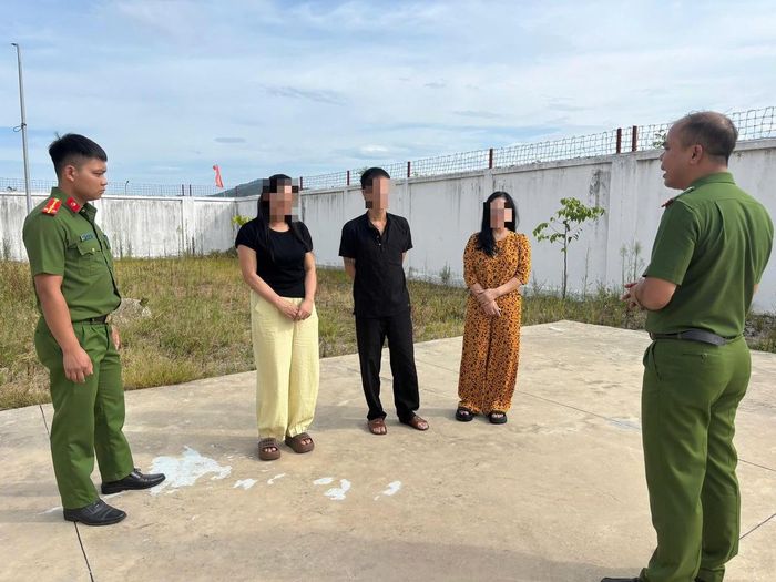 Các đối tượng bị bắt giữ. Ảnh: Bộ Công an