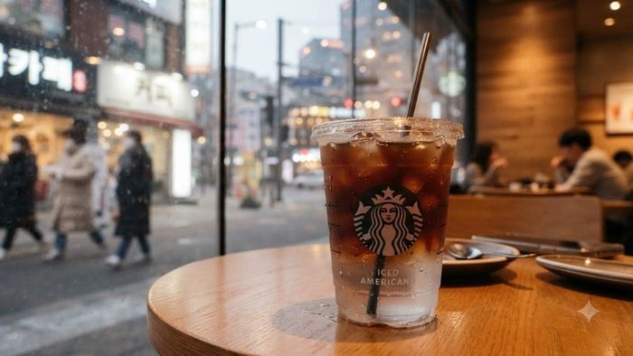 Americano đá là thức uống yêu thích của người trẻ Hàn Quốc. (Ảnh: IG)