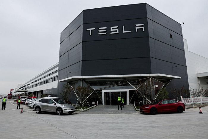 Nhà máy Tesla Gigafactory tại Thượng Hải, Trung Quốc. (Ảnh: Reuters)